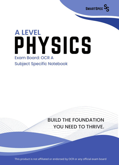 SmartSpec A-Level Physics OCR A subject-specific notebook cover