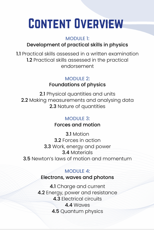 SmartSpec A-Level OCR Physics Notebook