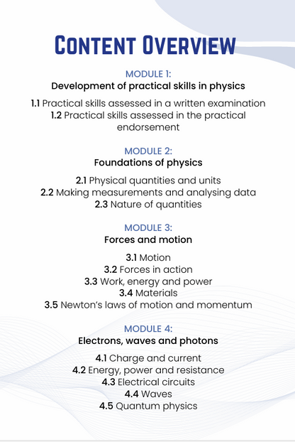 SmartSpec A-Level OCR Physics Notebook