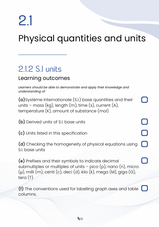 SmartSpec A-Level OCR Physics Notebook