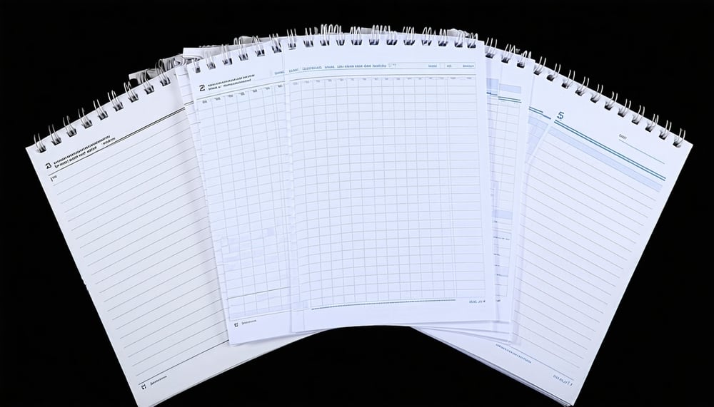 GCSE and A-Level revision notebooks designed for UK students